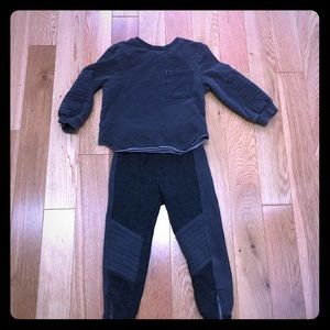 Toddler moto outfit